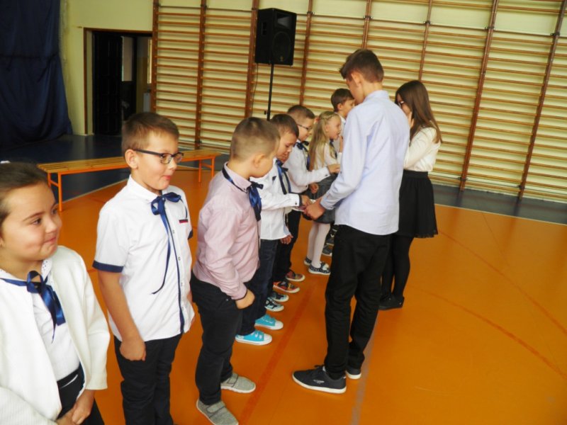 Pasowanie na ucznia klasy I.